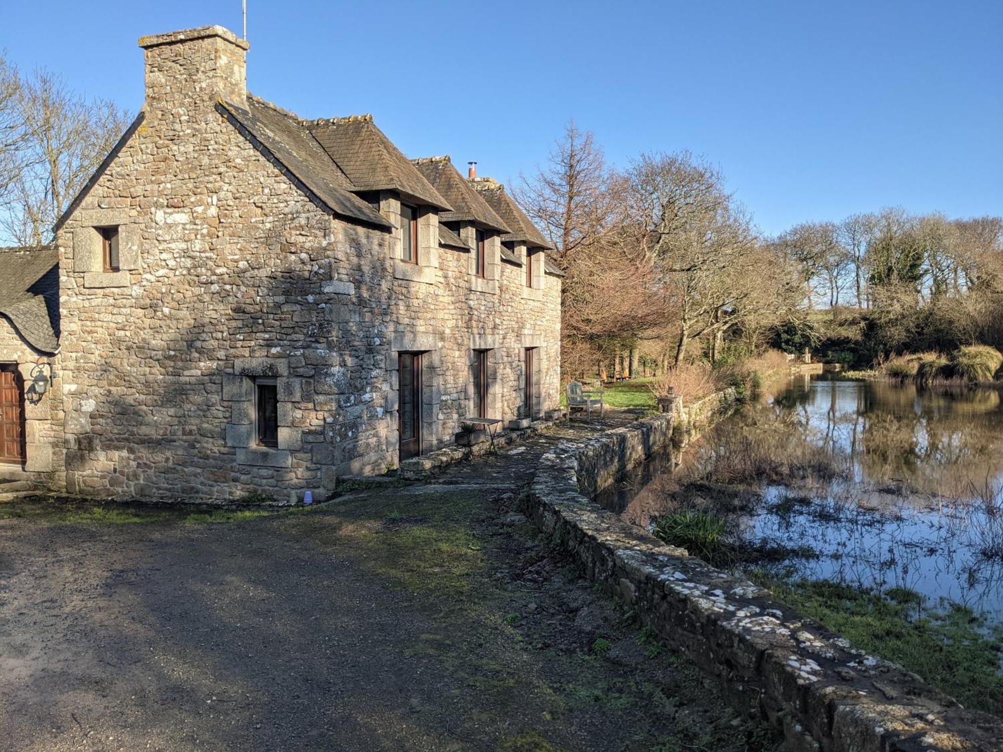 Ty Maen - Authentique Moulin Du 18Eme Proche Mer Plourin  Bagian luar foto